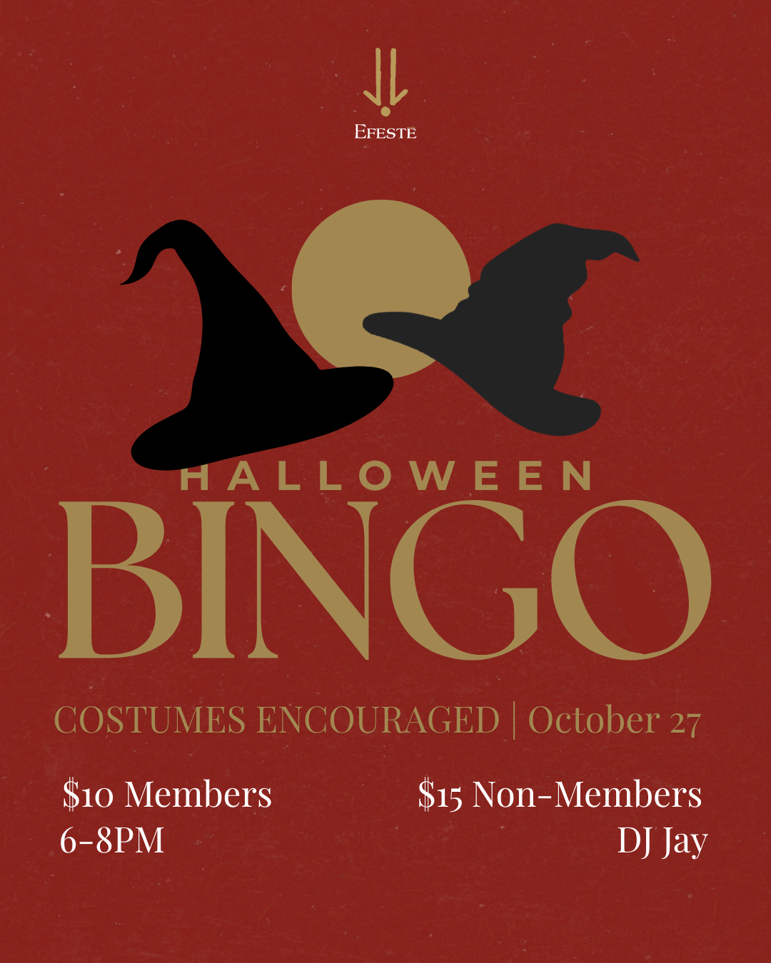 Wine & Bingo - Halloween Edition